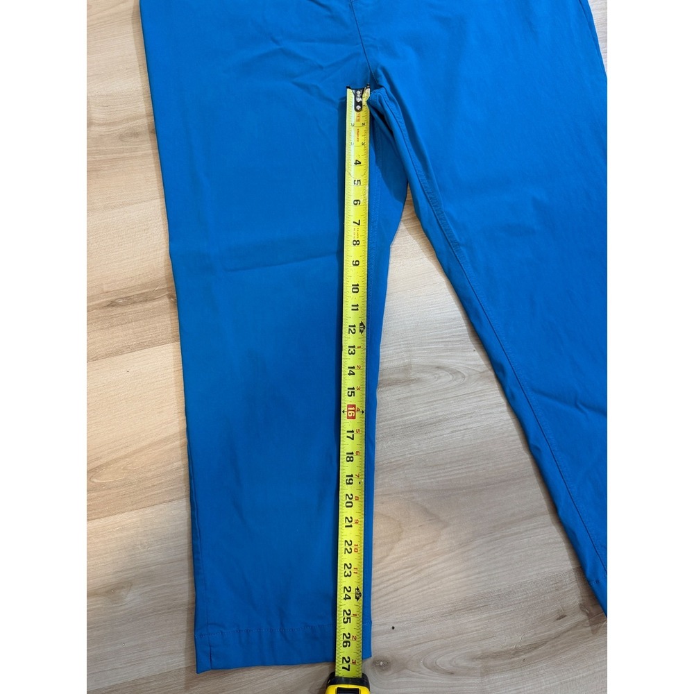 Soft Surroundings Pants Blue 2X Women Pull On Stretch Crop Casual 5AC10 - Picture 8 of 10